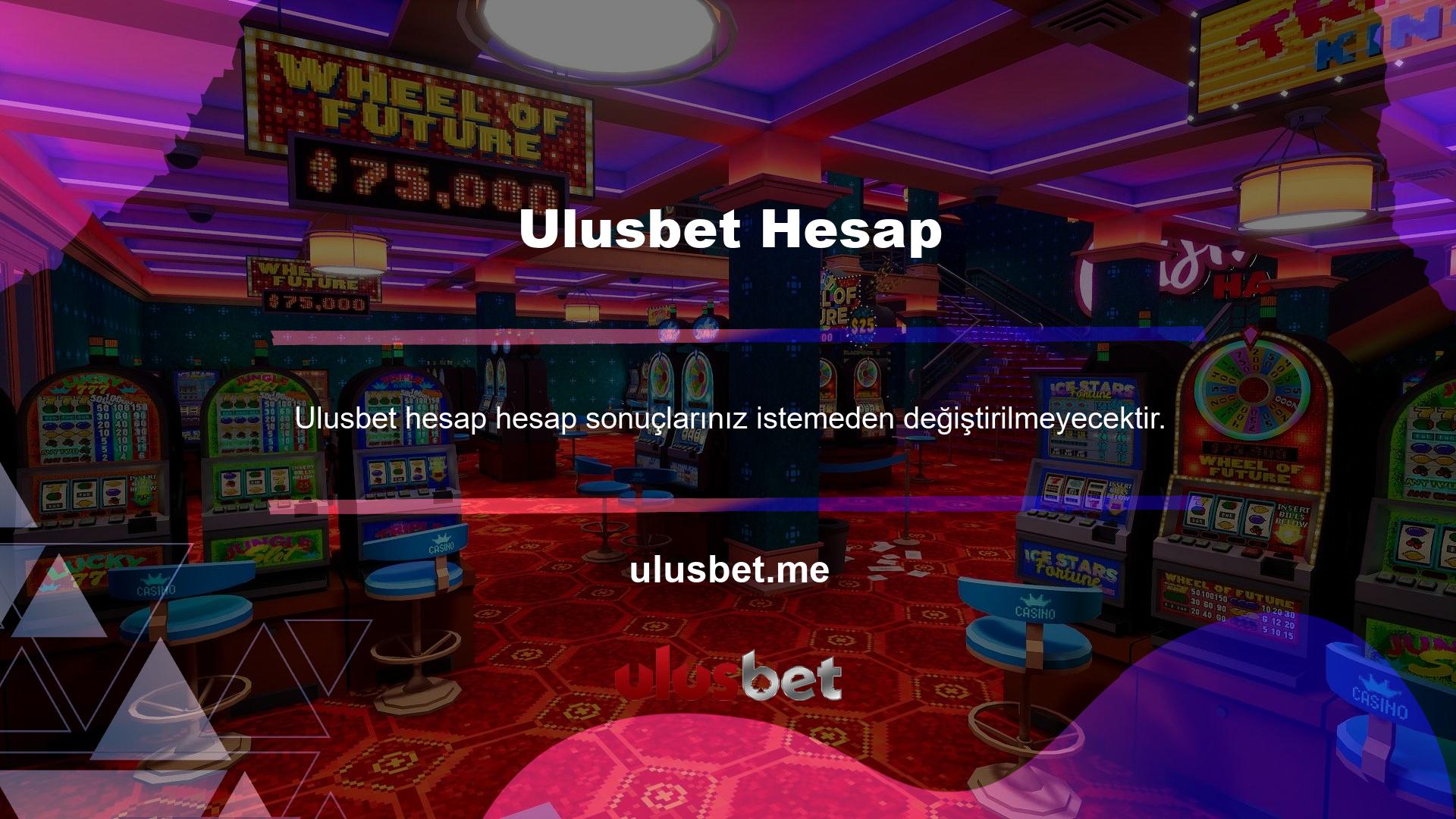 Siteye erişim sağlamak için Ulusbet giriş adresinizi, üye adınızı ve şifrenizi kullanabilirsiniz